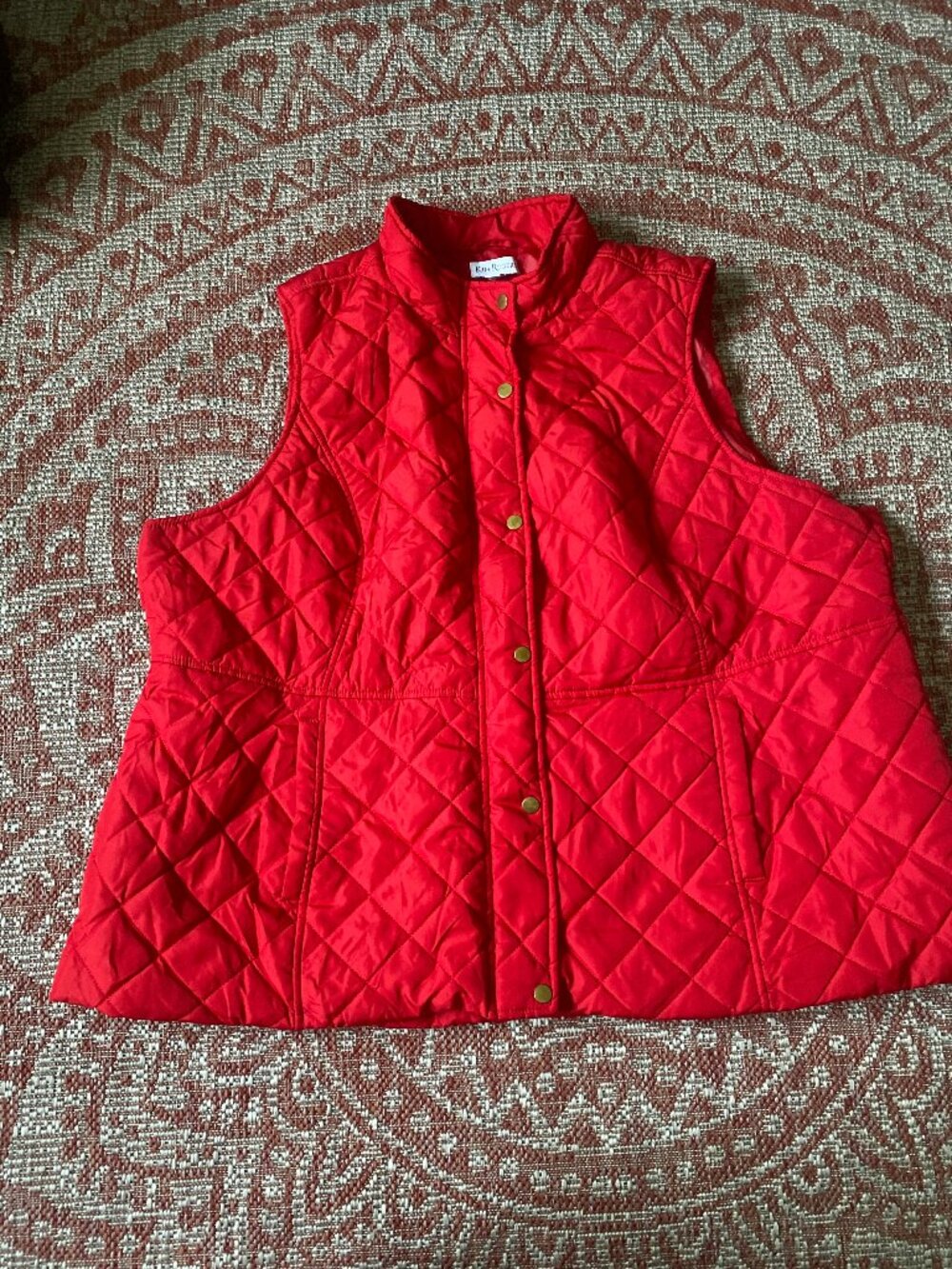 NEW Kim Rogers Red Vest (3X)